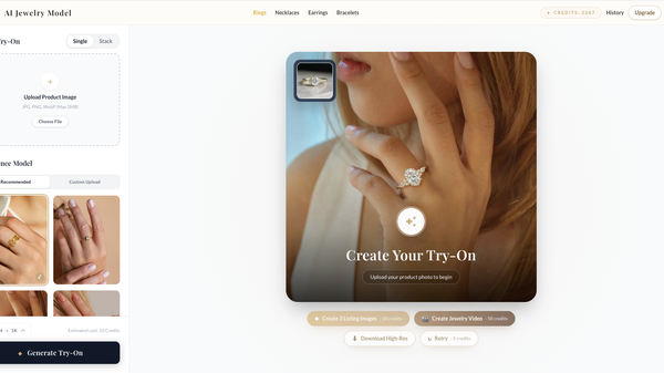 AI Jewelry Model
