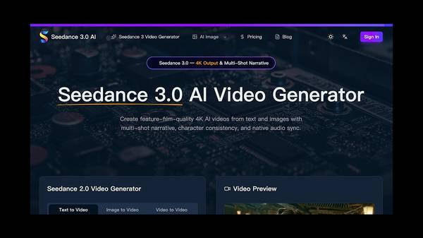 Seedance 3.0 AI
