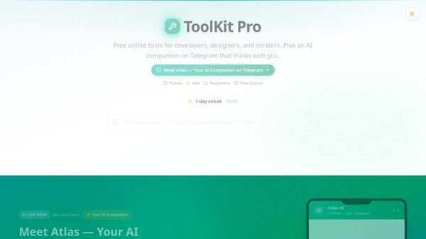 25+ Free Online Tools + AI Assistant