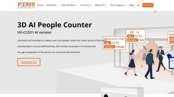 3D AI People Counter