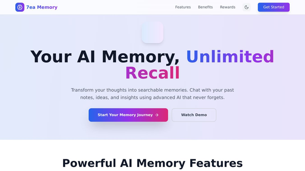 7ea Memory — Your AI Memory, Recall