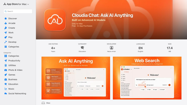 𝗖𝗹𝗼𝘂𝗱𝗶𝗮 𝗖𝗵𝗮𝘁: Ask AI Anything