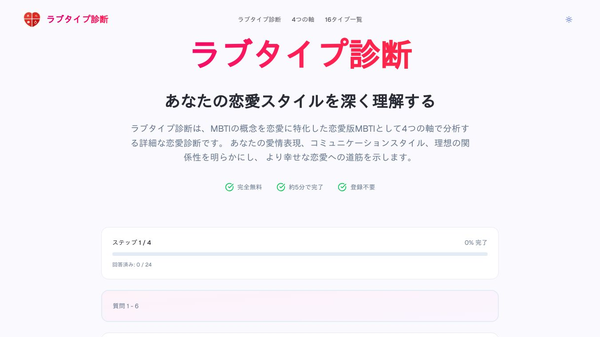 ラブタイプ診断