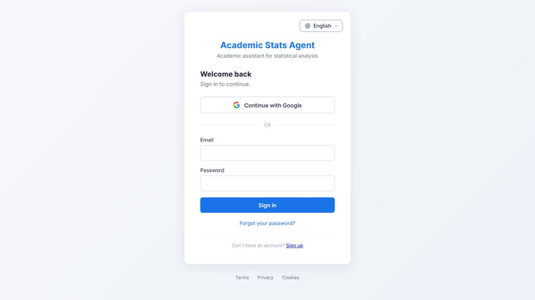 Academic Stats Agent