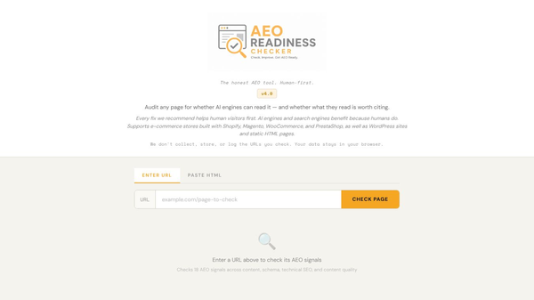 AEO Readiness Checker