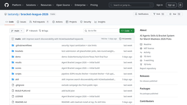 Agent vs Agent NCAA Tournament