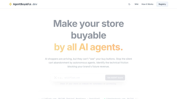 AgentBuyable.dev