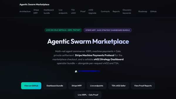 Agentic Swarm Marketplace