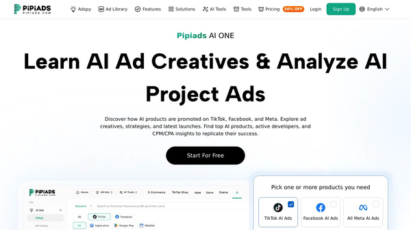 AI Ad Library: For finding ai ad creatives