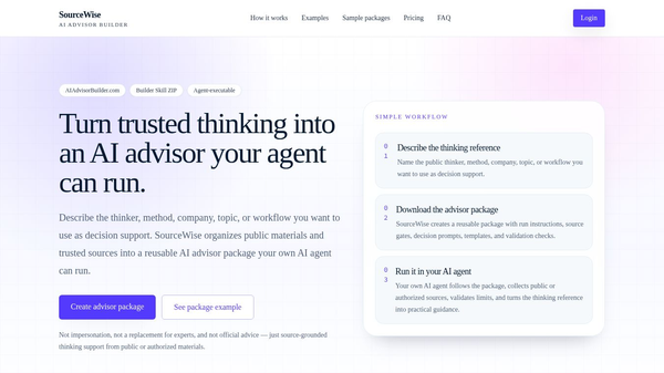 AI Advisor Builder