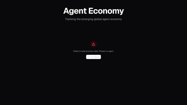 AI Agent Economy Tracker