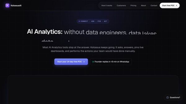 AI Analytics for Tally