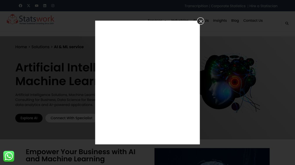 AI and Machine Learning services