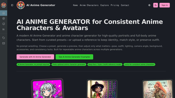 AI Anime Generator