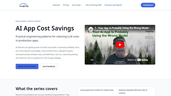 AI App Cost Savings Video Series