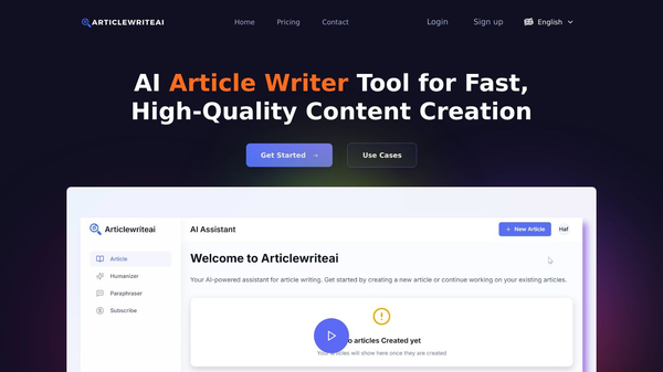 AI Article Writer Tool for Fast