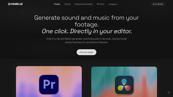 AI Audio Generation for Video Editors