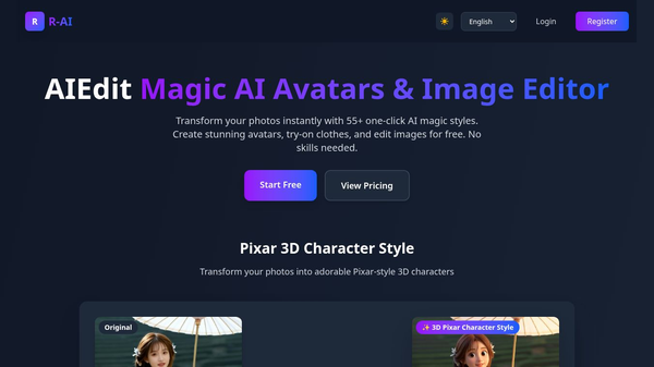 AI avatar and picture editor