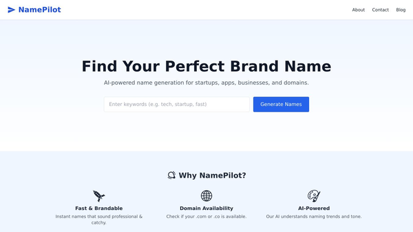 AI Brand Name Generator