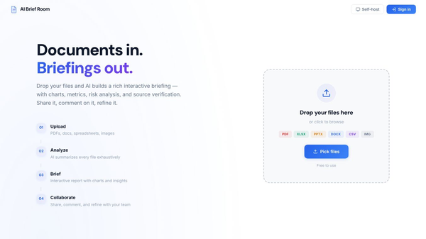 AI Brief Room