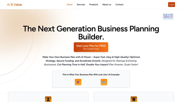 Ai Business Plan Builder