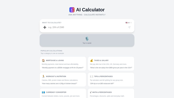 AI Calculator