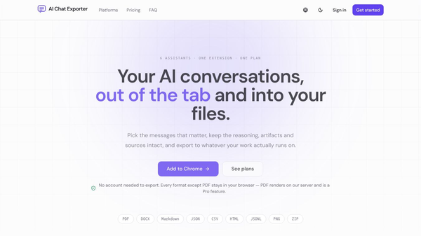 AI Chat Exporter