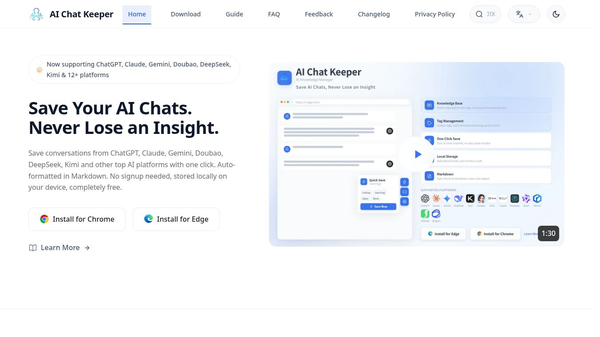 AI Chat Keeper