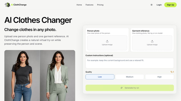 AI ClothChange