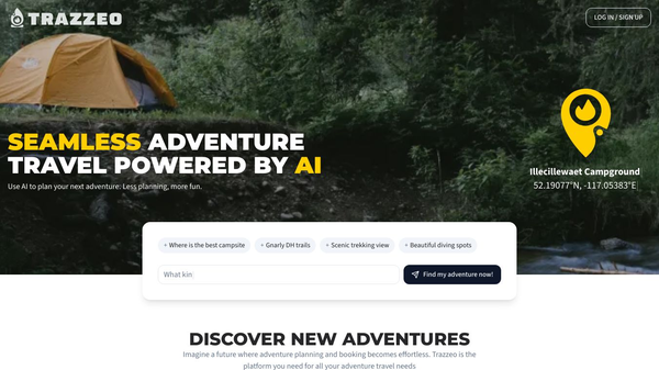 AI co-pilot for Adventure Travel
