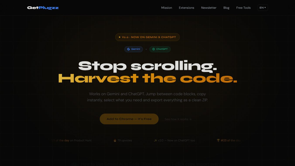 AI Code Harvester for Gemini & ChatGPT