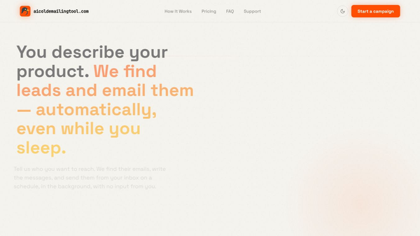 AI Cold Emailing Tool
