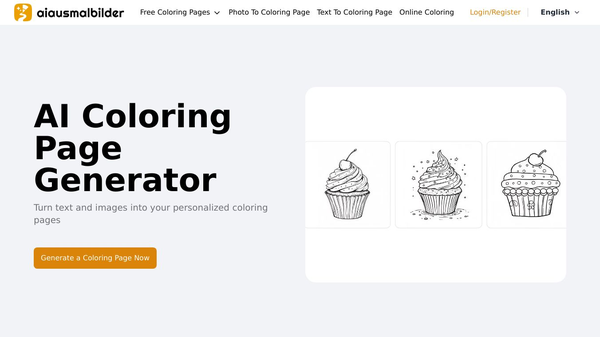 AI Coloring Pages Generator Free Online