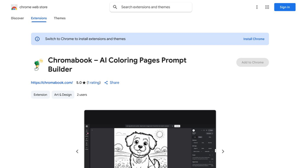 AI Coloring Pages Prompt Builder