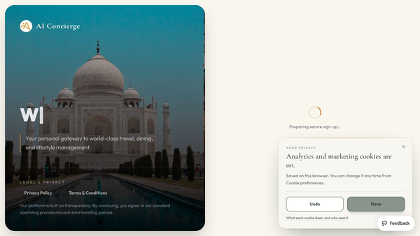 AI Concierge : Travel Planner & Booker