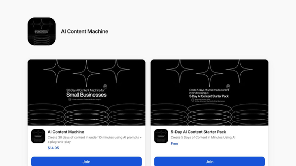 AI Content Machine For Small Businesses