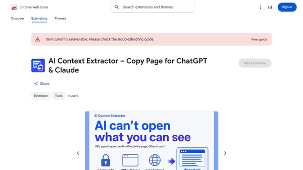 AI Context Extractor – Copy Any Page