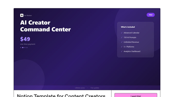 AI Creator Command Center