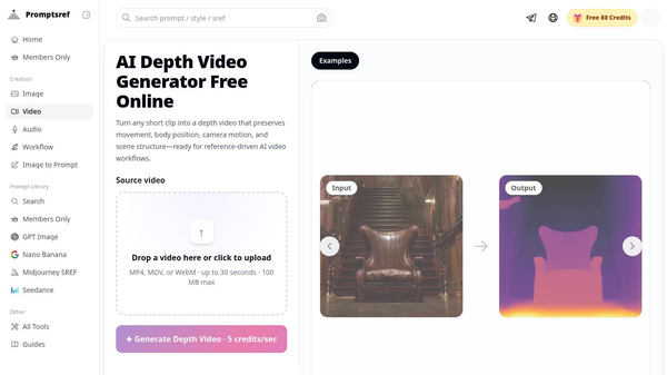 AI Depth Video Generator Free Online