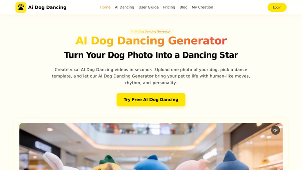 AI Dog Dancing Generator