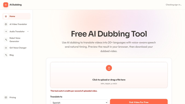AI Dubbing