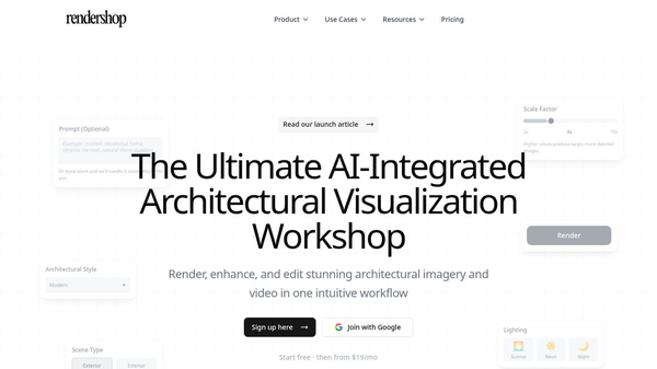 AI Edit Tool by Rendershop.ai