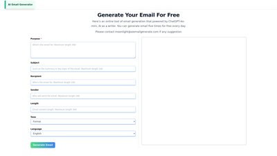 AI Email Generator