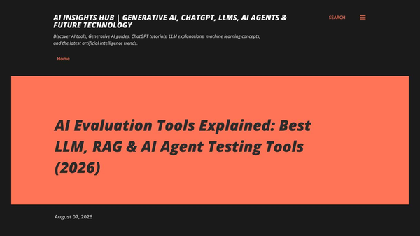 AI Evaluation Tools