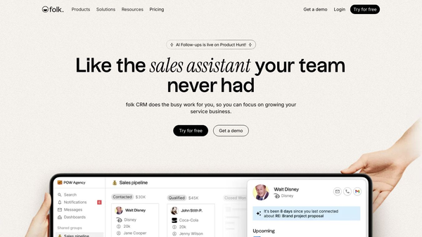 AI Follow-ups by folk