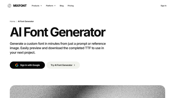 AI Font Generator