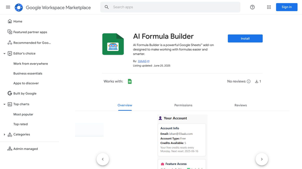 AI Formula Builder