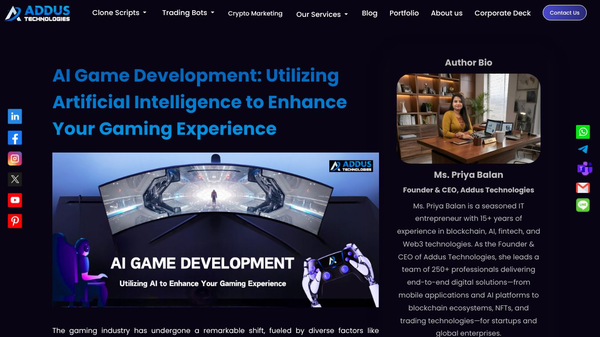 AI Game Development Company