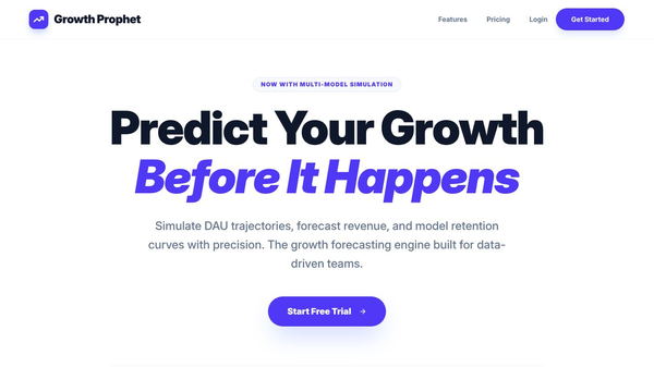 AI Growth Prophet — DAU Forecasting