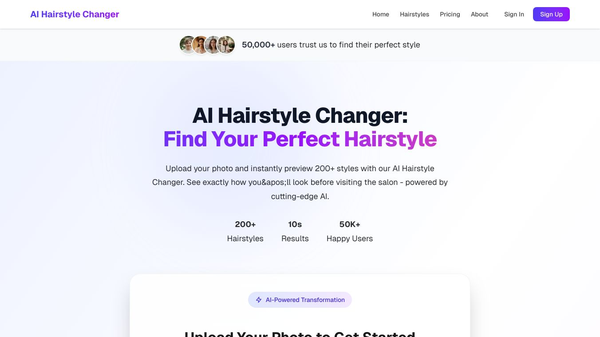 AI Hairstyle Changer-